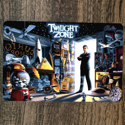 Arcade Games & Vending Llc - Twilight Zone Metal Wall Sign Video