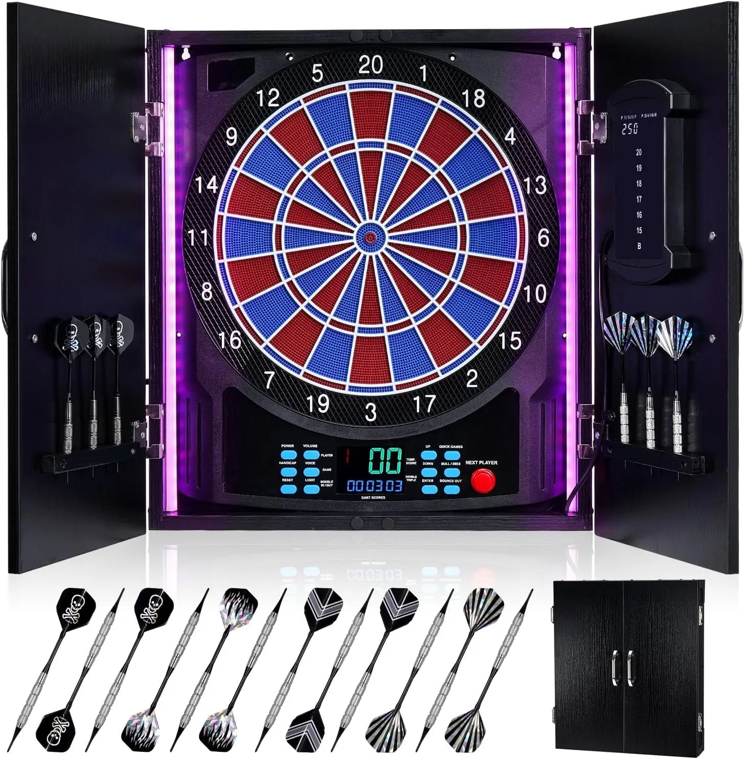 Electronic Dart Board, Electri - Electronic Dartboard Cabinet review and price